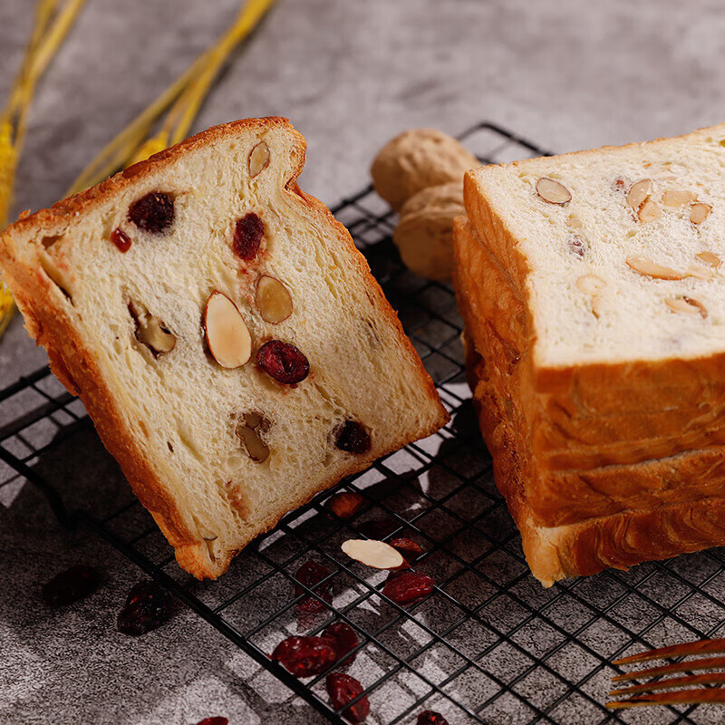 张阿庆坚果吐司面包营养早餐学生核桃仁果粒切片代餐零食糕点食品