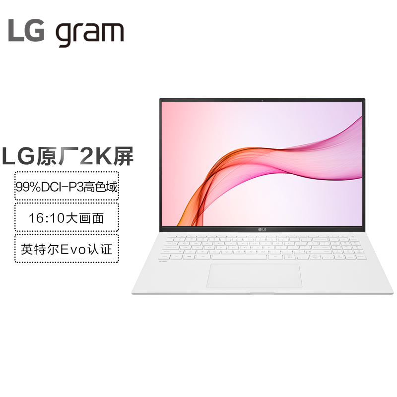 LG gram 2021款16英寸超轻薄窄边框16:10大画面 笔记本电脑 轻薄本(11代i7 16G 512G 2k屏 锐炬显卡 雷电4)白