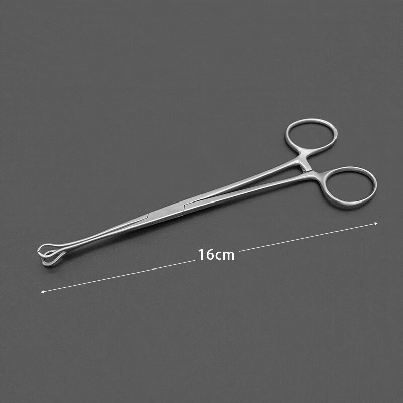 医用阑尾钳小肠组织钳腹膜钳肠夹持钳输尿管无损伤肛肠科手术器械 16