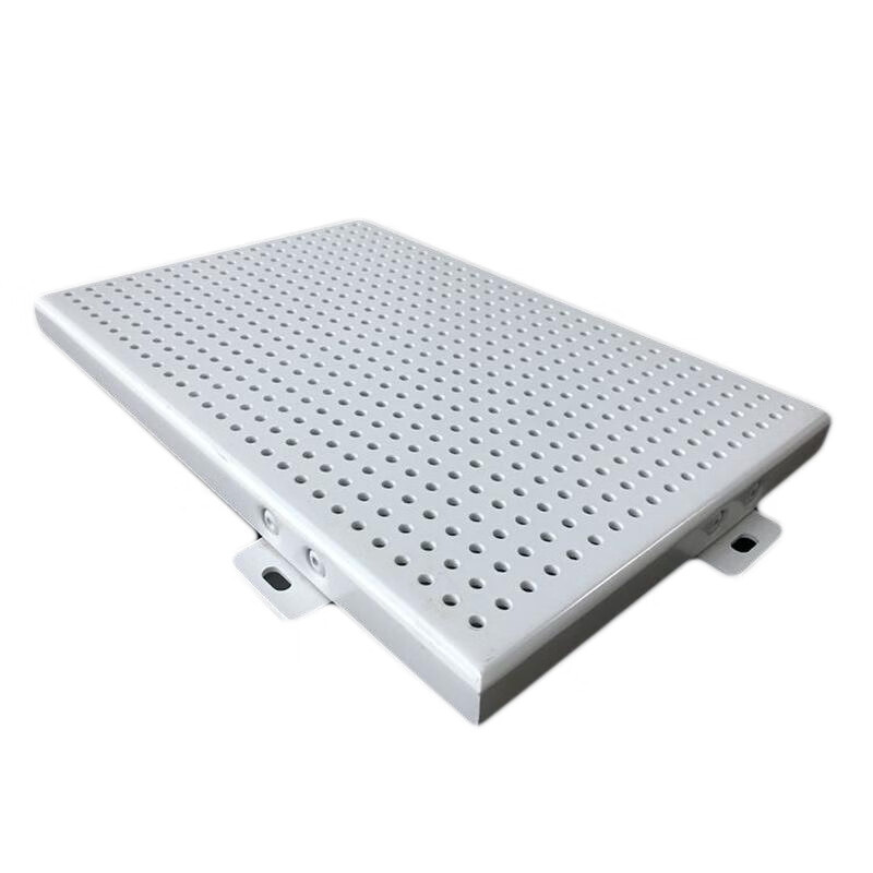 冲孔铝单板幕墙门头外墙吊顶蜂窝氟碳穿孔木纹铝板墙面装饰板 银灰色