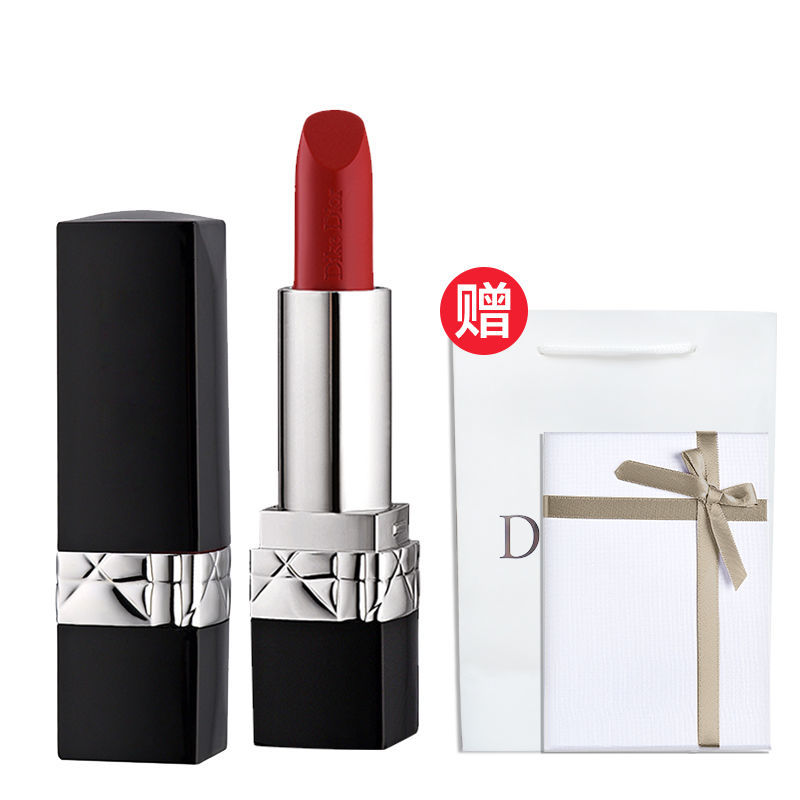 正品迪奥·曼尼口红999哑光888滋润大牌唇膏520礼盒套装不沾杯少女