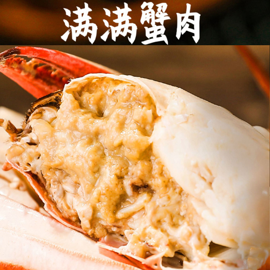 莱州湾梭子蟹鲜活新鲜特大海蟹 飞蟹 白蟹 海鲜螃蟹中秋礼盒福利 梭子蟹鲜活 每只1斤以上 10只装