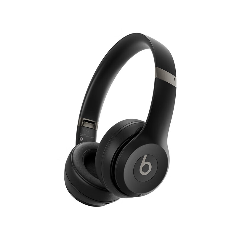 Beats Solo 4 耳罩式头戴式蓝牙耳机 哑光黑