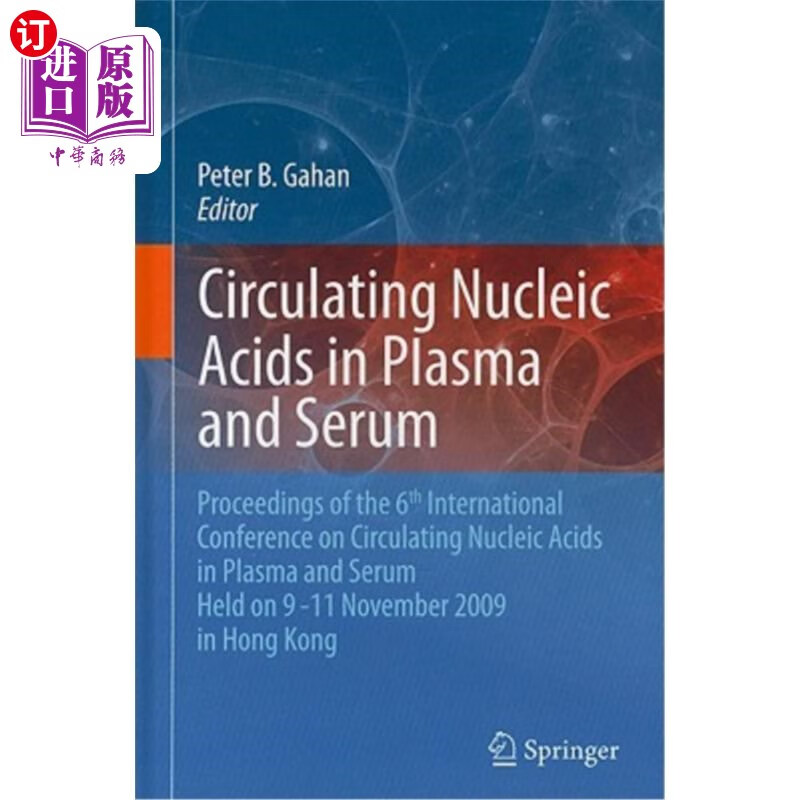 海外直订医药图书circulating nucleic acids in plasma and serum