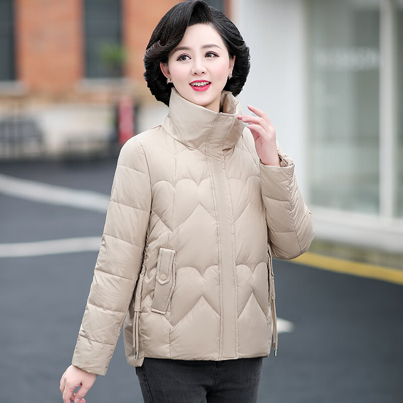 歌珀尼女士羽绒服40-50岁短款中年妈妈冬装女装洋气中老年加厚秋冬