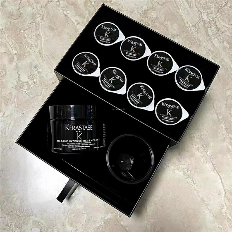 卡诗黑钻鱼子酱凝时发膜焗油修护蓬松奥丽顺柔黛丝逸白金赋活 黑钻鱼子酱套装护理
