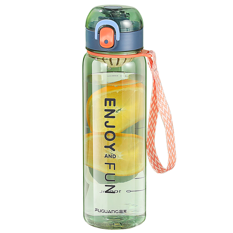 �������ϱ�ˮ����Ů��Я�˶�ˮ���������ݲ�ˮ����©ѧ����̫�ձ��� ͸������������550ml 25.9Ԫ