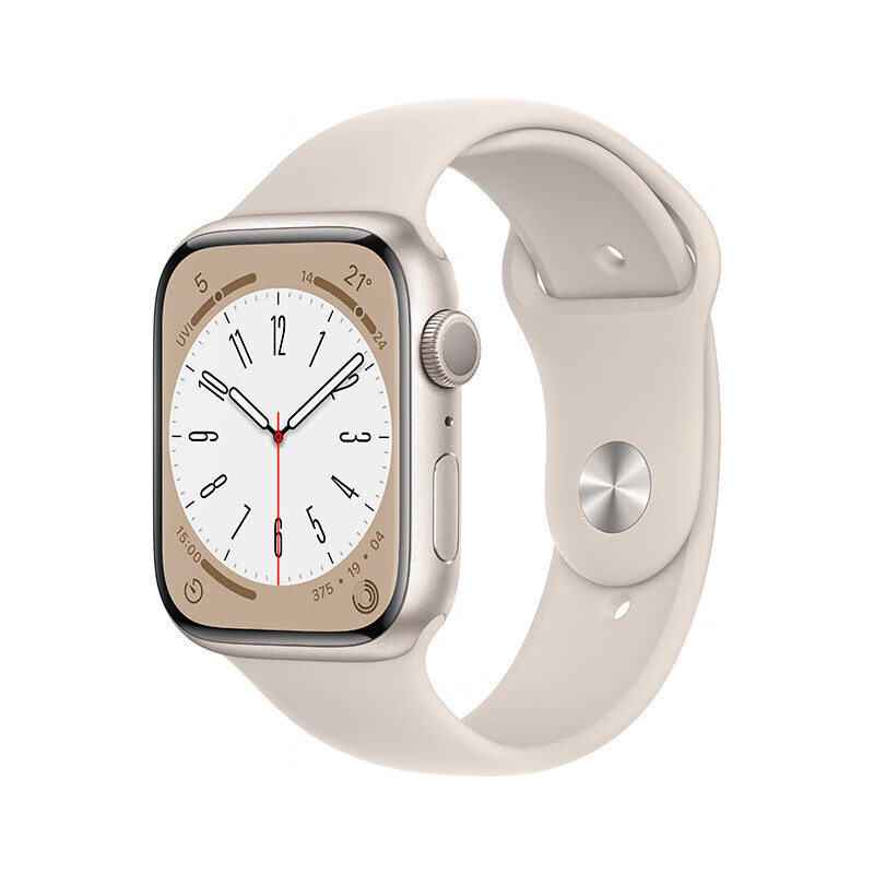 Apple Watch Series 8 智能手表GPS款41毫米星光色铝金属表壳星光色运动型表带使用感如何?