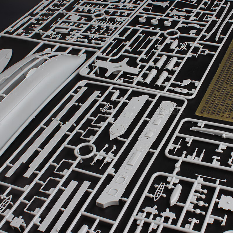 昂沐北洋水师模型成品3g模型3g模型 拼装舰船北洋水师 定远 镇远 致远