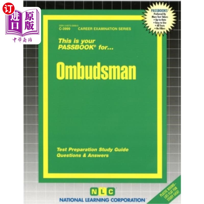 海外直订ombudsman: passbooks study guide 申诉专员:存折学习指南