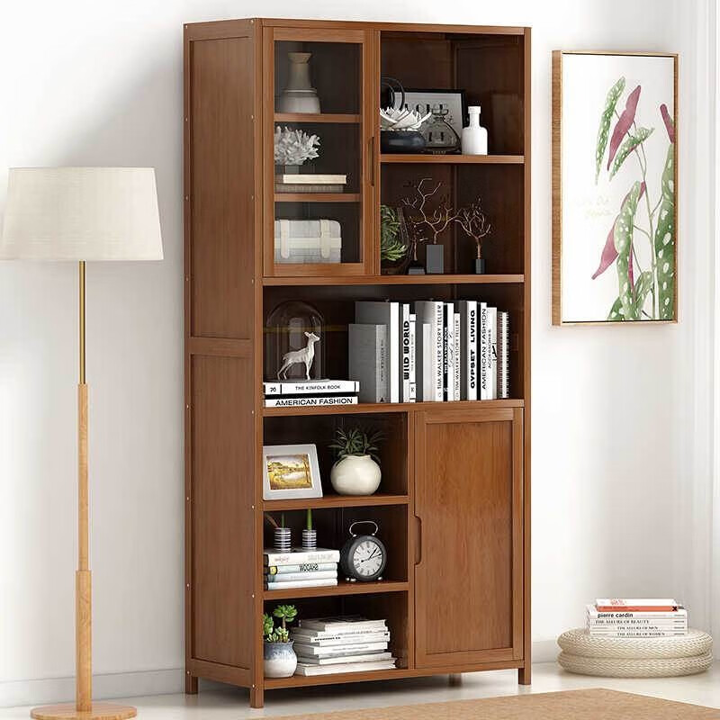 竹艺佳(zhuyijia)书柜书架书橱组合隔断办公文件柜办公