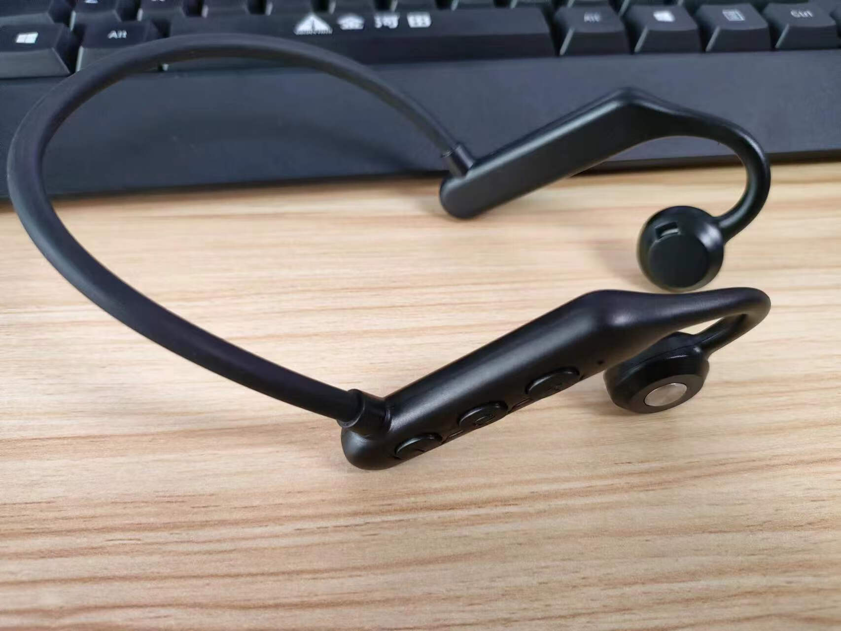 歌玥【优选】无线骨传导蓝牙耳机挂耳式运动适用于华为vivo小米OPPO苹果通 骨传导裸机(不含充电线包装盒