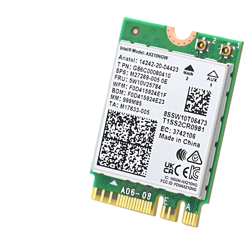 EB-LINK Intel AX210оƬ�ʼǱ���������5374M M.2�ӿ�WiFi6ǧ����Ƶ��������5.3��������ģ�� 88Ԫ