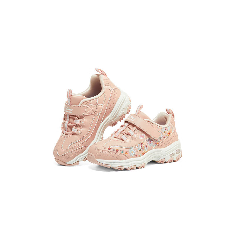 斯凯奇（Skechers）儿童鞋子女老爹鞋宝宝刺绣熊猫鞋运动学步鞋护脚休闲小童鞋子女 302525N-LTPK 浅粉色 25码 15cm怎么样,好用不?