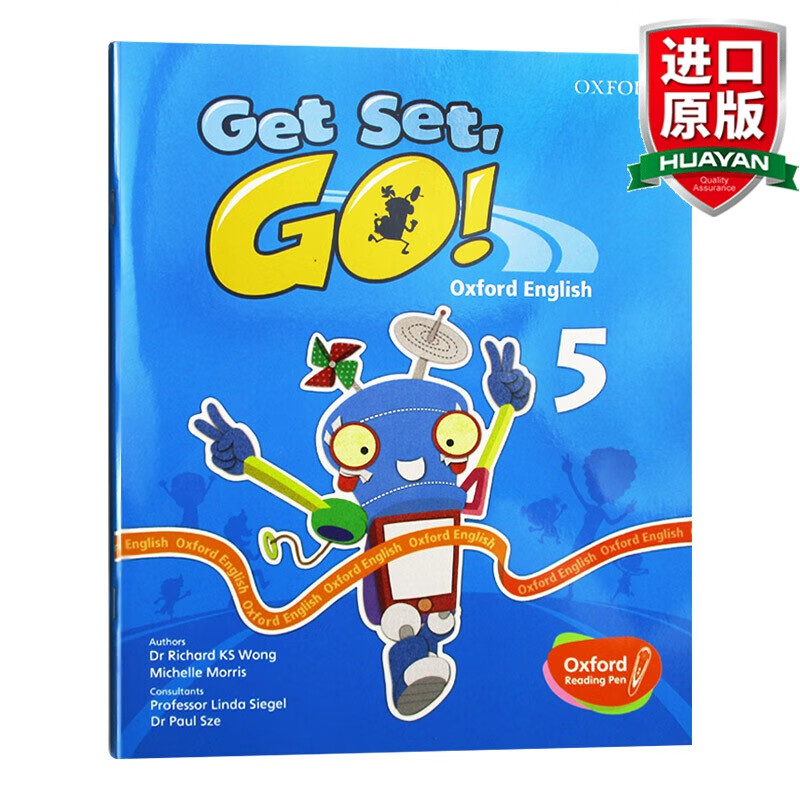 英文原版 牛津幼儿英语启蒙教材 Get Set Go Book5级别学生用书课本活动手册套装可点读