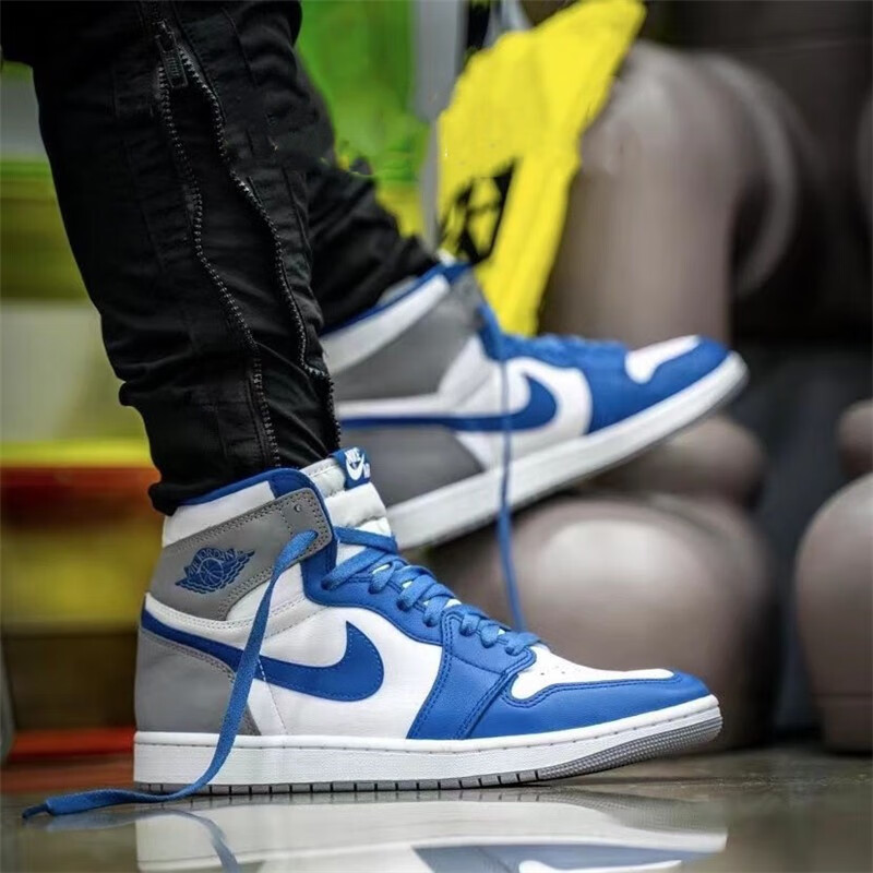 air jordan 1 high og aj1 蓝白 男子高帮复古篮球鞋 dz5485-410 dz