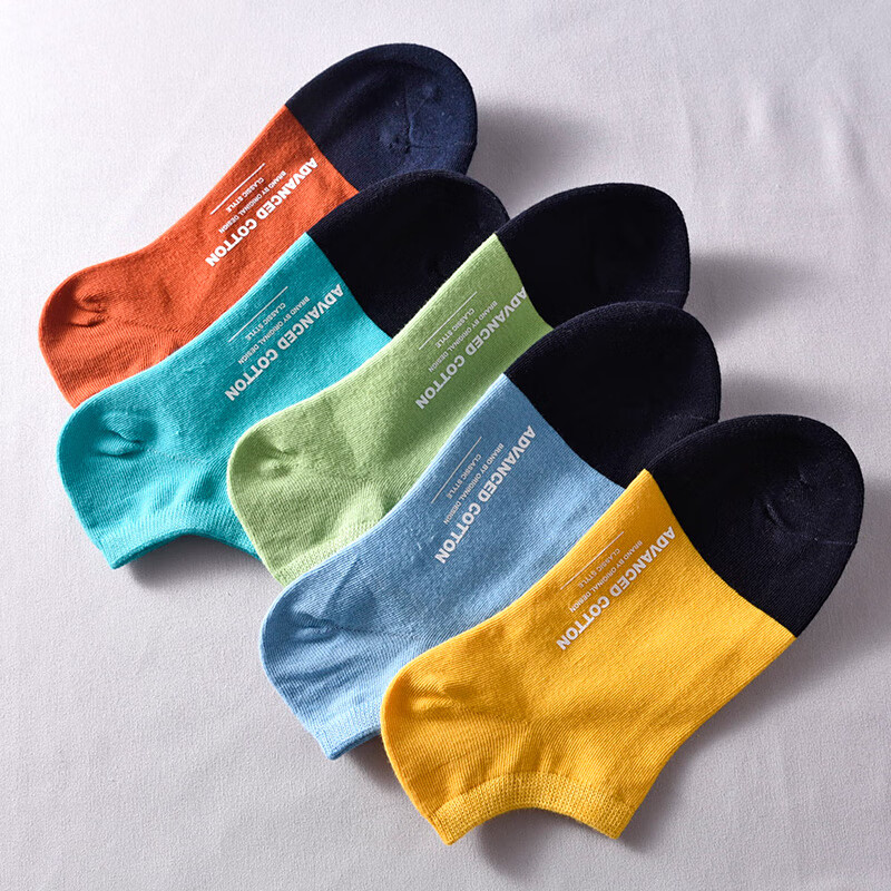 khck日本韩国男士品牌夏纯棉袜子女情侣短薄款潮流印花短筒运动ck 5