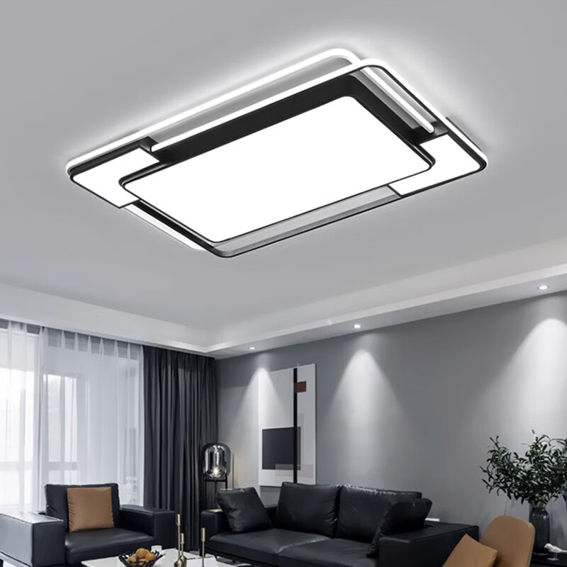 灯诺堡客厅大灯2025年新款现代简约大气led吸顶灯北欧灯具全屋组合套餐 套餐6 四室两厅（小爱款）