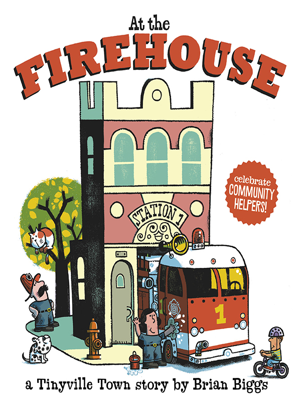 at the firehouse (a tinyville town book)