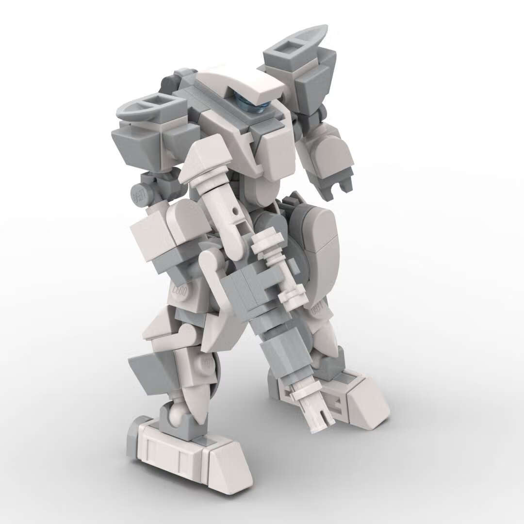 哈梵游兼容乐高moc小型机甲外骨骼机器人阿波罗兼容乐高积木益y智拼装