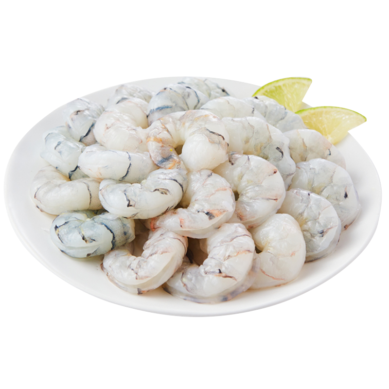 京东生鲜 黑虎虾仁 500g 45-55个/袋 高蛋白 海鲜 去虾线 轻食