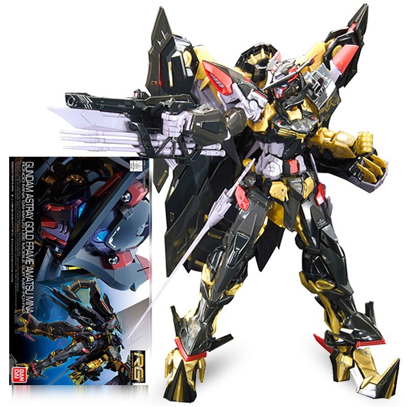 模型手办gundam 拼插拼装模型rg 高达玩具 rg-金色异端·天密娜(赠
