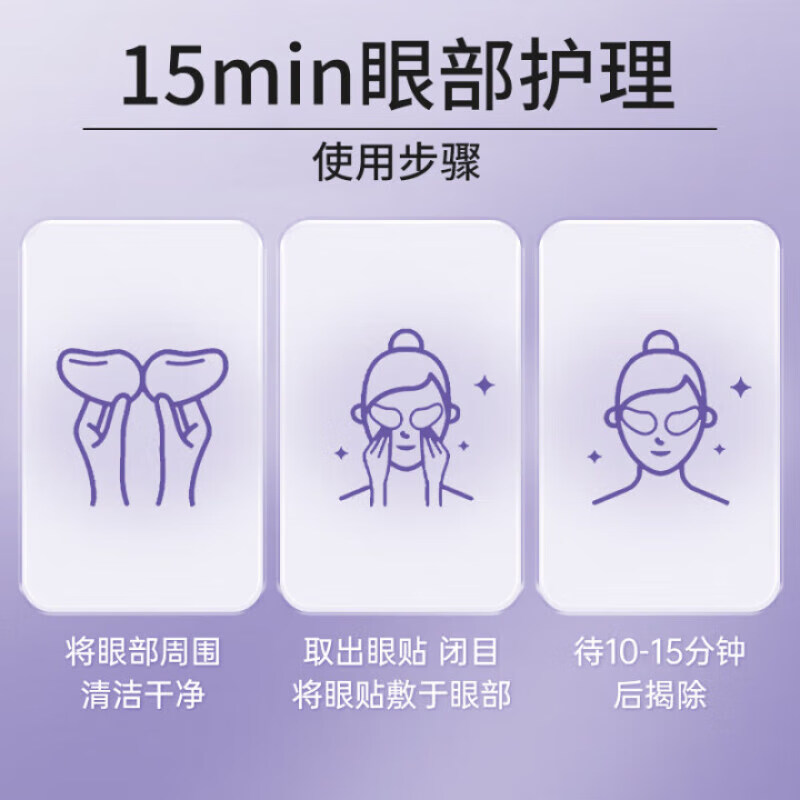 仁和护眼贴蓝莓叶黄素清凉成人青少年学生学习通用冷敷眼膜贴 【14贴】护眼贴