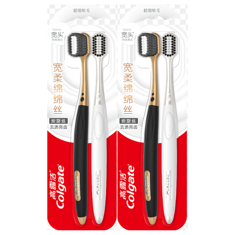 ��¶�ࣨColgate��48��С��ͷ��ë̿��˿������ʿ������ˢ2֧X2 ��������˿ ȥ��