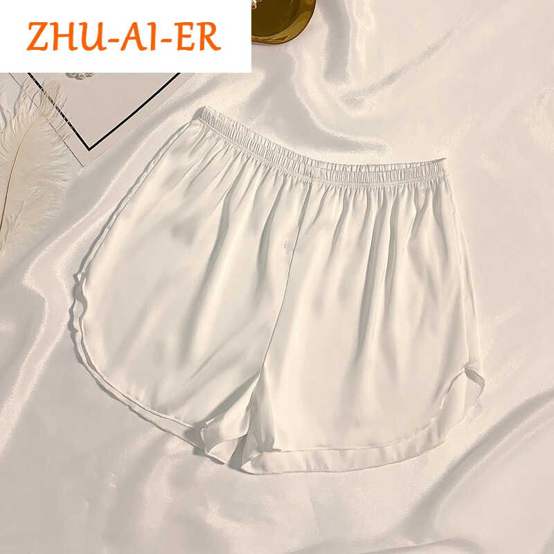 茱艾尔冰丝睡裤凉爽冰大码短裤女夏季宽松睡裤三分裤安全裤女士打底裤