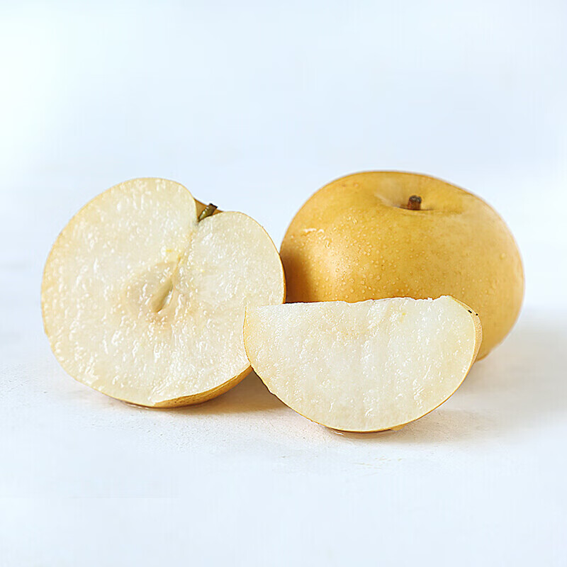 东秋月大黄梨子脆甜脆梨多汁新鲜水果5/9斤大果 5斤( 送礼) 中果