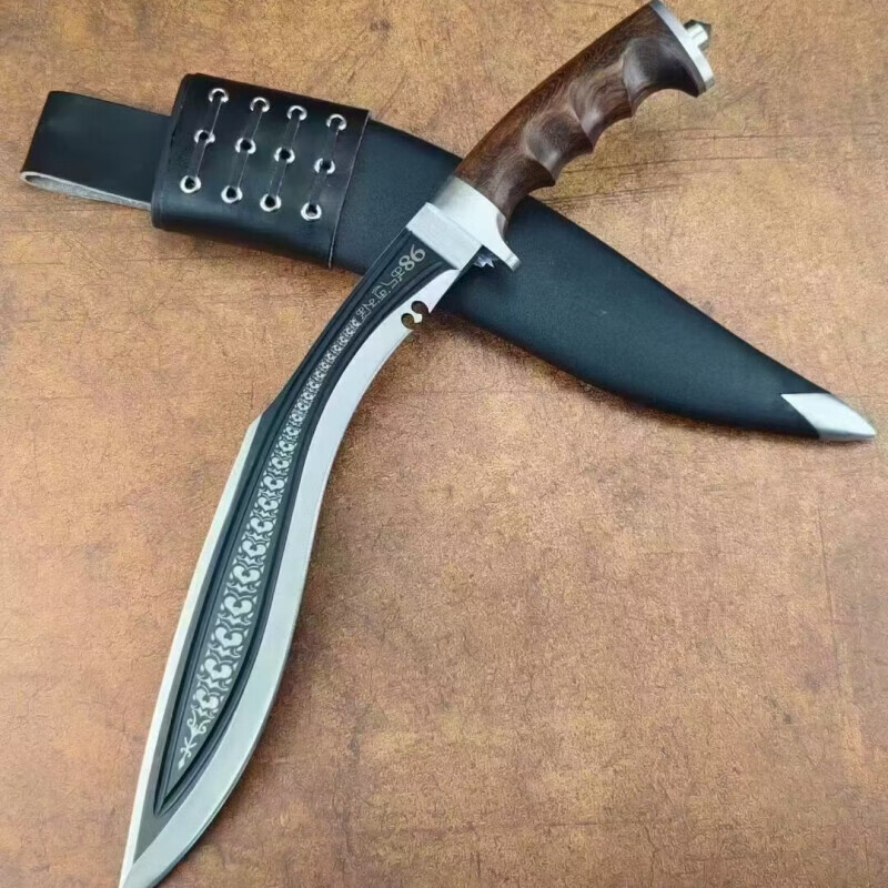 尼泊尔98k-户外刀排障多功能野外生存高硬度便携家用露营小刀