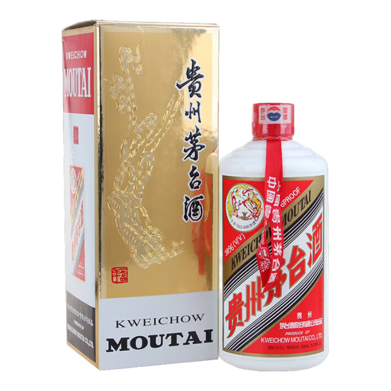 ę́���ڰ� ę́��MOUTAI�����ݷ���ę́�ơ��ϾƼ��桿�������ǵͶ�38��500ml�ղ� 2000�� 500mL 1ƿ 38�ȷ������������ 1229Ԫ