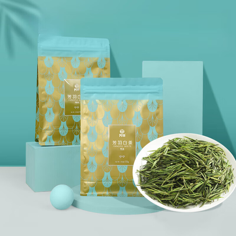 芳羽安吉白茶绿茶茶叶 白茶 250g