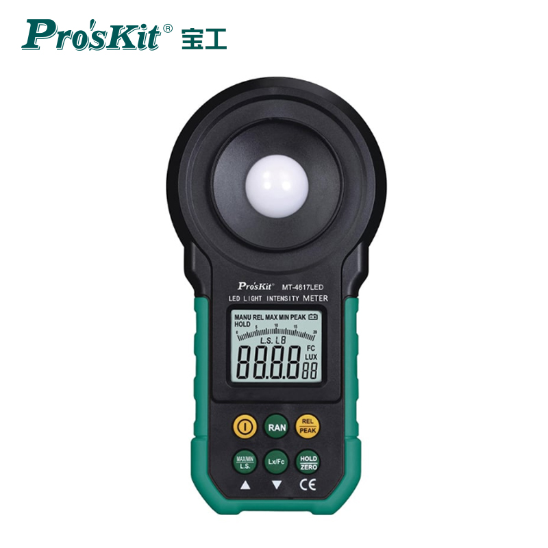 宝工（Pro'sKit）MT-4617LED-C LED 灯用照度计 光度计测光仪亮度仪