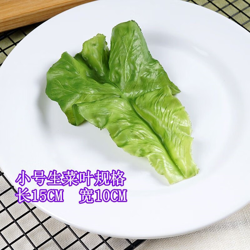 仿真生菜叶子假蔬菜模型装饰大号菜叶白菜火锅摆盘装饰水洗软精品