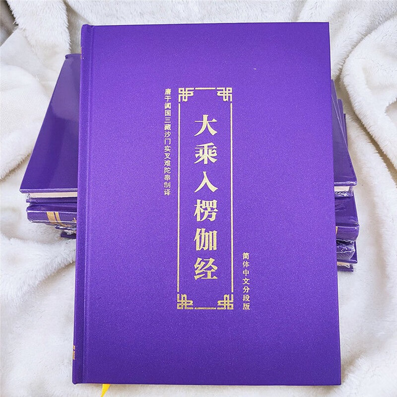 大乘入楞伽经读诵本 精装楞伽经 大字分段版 实叉难陀译 【大乘入楞伽
