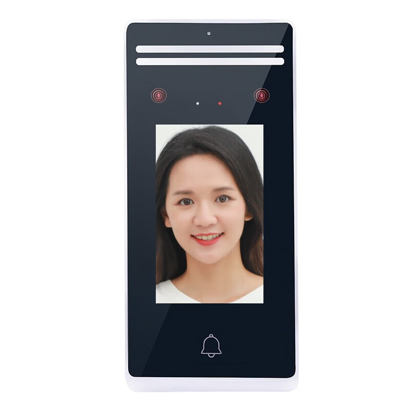 安将军动态人脸识别门禁套装办公室玻璃门面部刷脸考勤一体机 动态