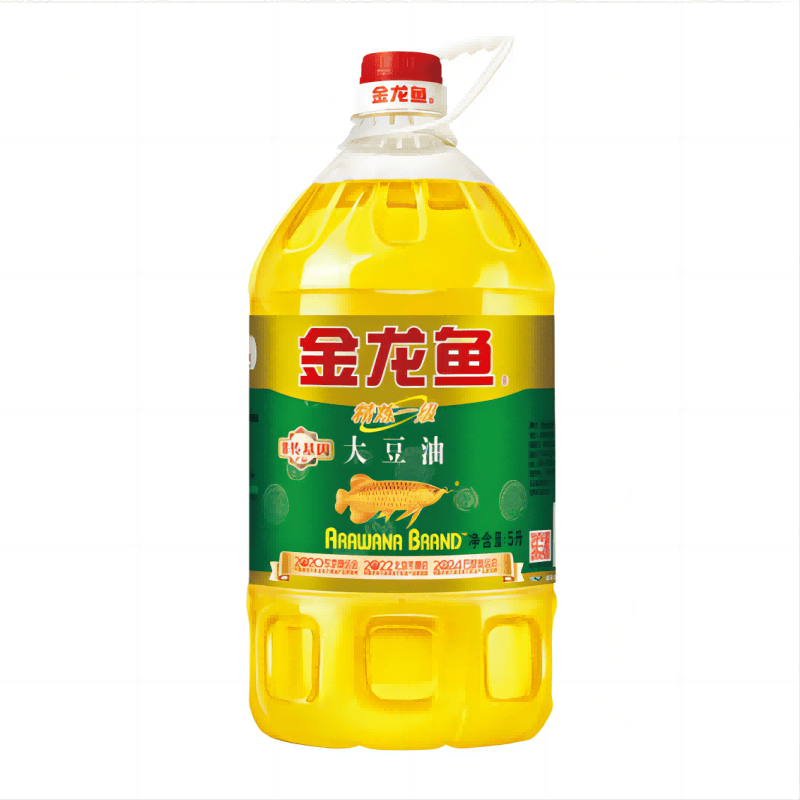 金龙鱼 非转基因大豆油5升精炼一级东北大豆油食用油大桶餐饮商用 5升