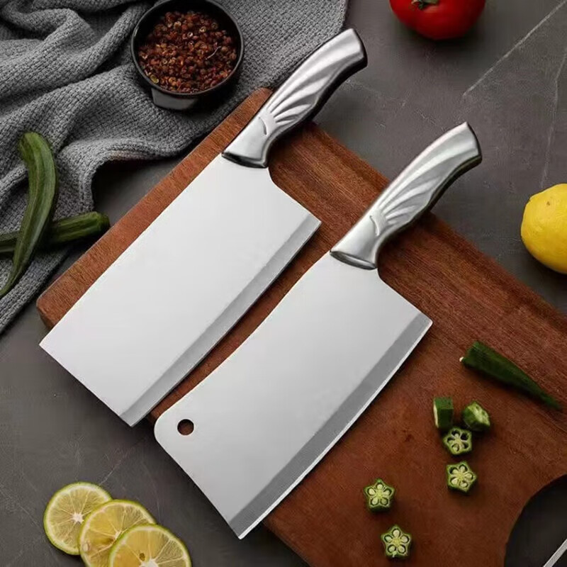 菜刀不锈钢锋利家用刀具厨房套刀厨师菜刀砍骨刀切片刀切肉刀 凤尾砍