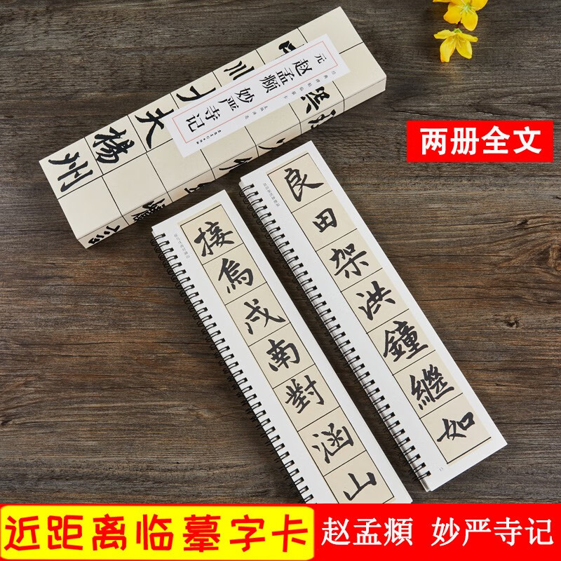 赵孟頫妙严寺记 元 经典碑帖近距离临摹卡