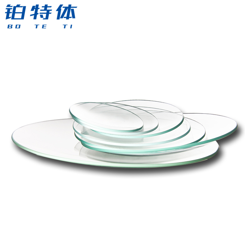 铂特体 玻璃表面皿 耐高温圆皿烧杯盖 结晶皿盖 实验室玻璃器皿教学仪器 60mm10片