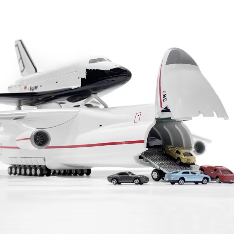 智宙暴风雪号航天运输机安225飞机模型仿真航空模型玩具礼物 安225＋航天飞机（苏联涂装）