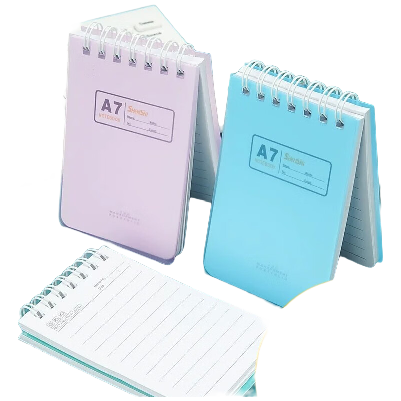 筆記本子隨身迷你口袋本A7線(xiàn)圈本小號小清新記事本大學(xué)生日記本軟抄本初中記錄本英語(yǔ)單詞本加厚簡(jiǎn) 5本裝