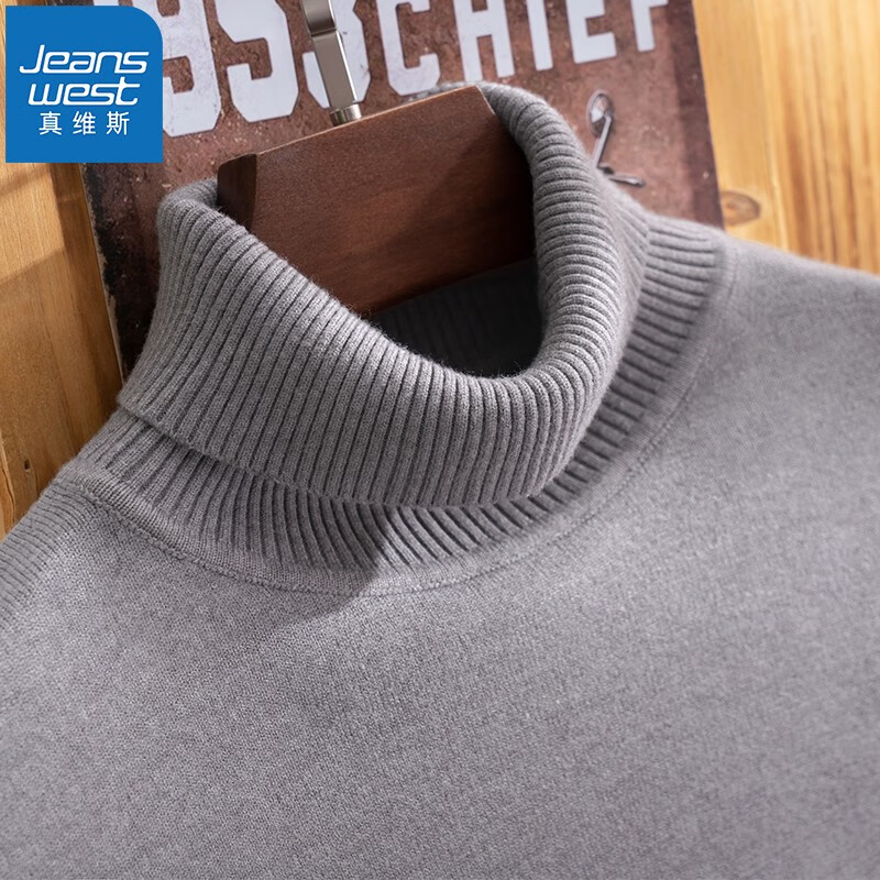 ��ά˹��Jeanswest������ë����֯�������׷���ɫ��Լ�����·��������ﶬ�¿�����ڴ� ��ɫ M (165) 38.4Ԫ