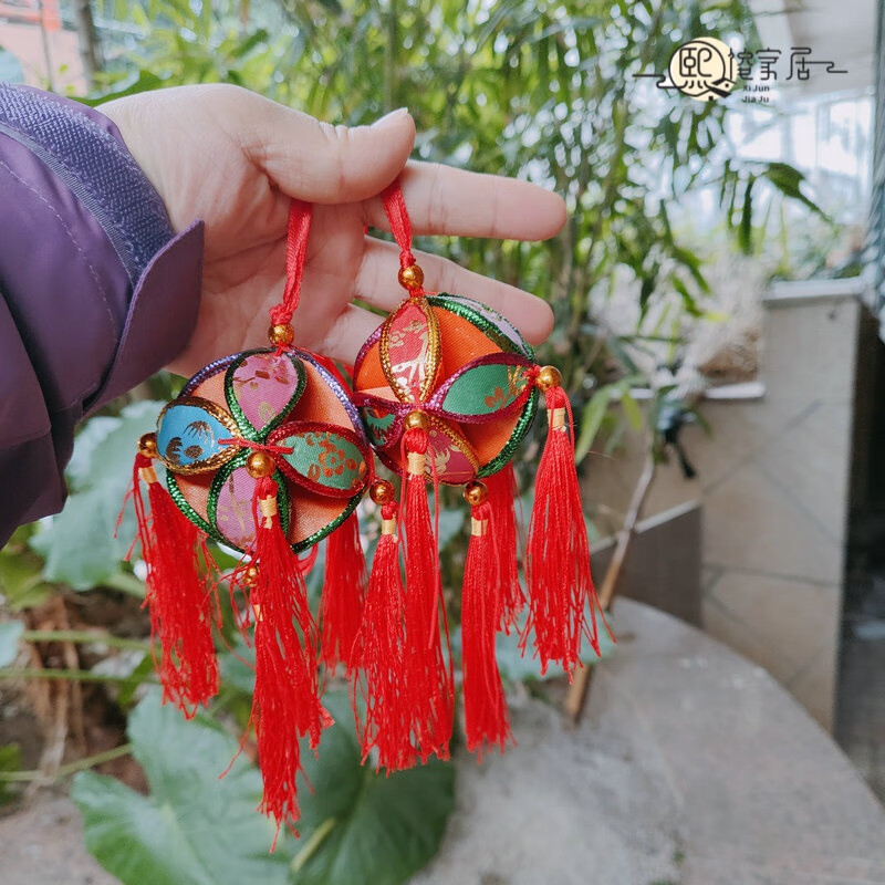 家小优2024新款三月三绣球民族特色手工广西特产壮族手工工艺品喜庆刘