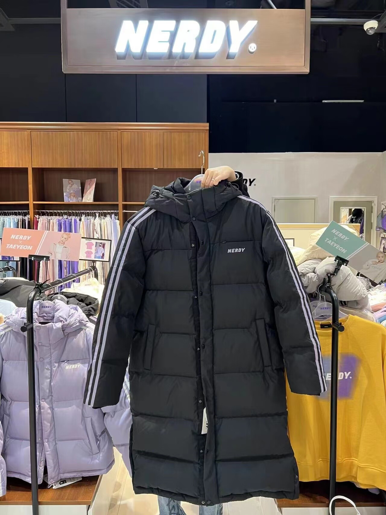 nerdy羽绒服长款 nerdy官方22新款冬季反季男女短款加厚羽绒服中长款