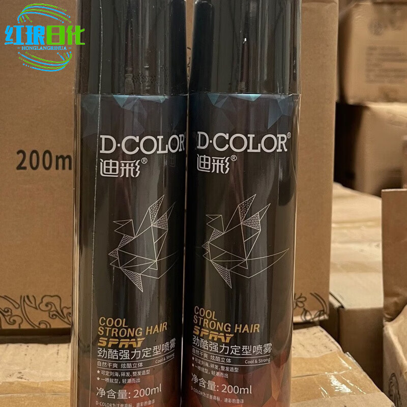 迪彩(decolor)啫喱水定型喷雾200ml蓬松保湿劲酷强力定型发胶干胶头发