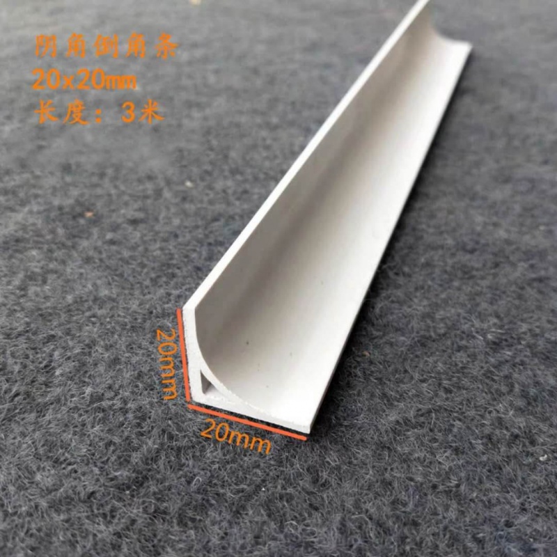 定制电力倒角条模板 pvc圆弧角条混凝土t型倒角条 电厂清水柱倒角线条