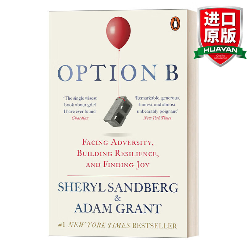 option b 英文原版 另一种选择 直面逆境,培养复原力,重拾快乐 脸书