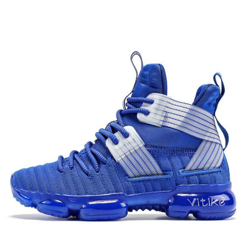 训练女实战气垫闪击8科比幻影3驭帅15kt6詹姆斯运动鞋 全蓝色全掌气垫